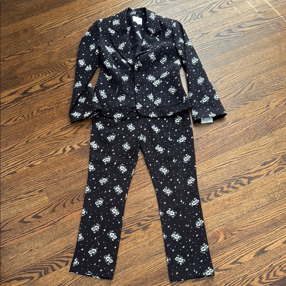 Cinq a Sept Women’s Floral Suit Jacket 4 and Pant 0 Coordinated Set - Picture 1 of 7